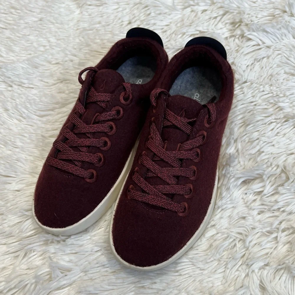 Allbirds women pipper‎ hazy burgundy shoe size 5